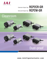 RCP2CR-GR &amp; RCP2W-GR SERIES: CLEANROOM GRIPPER TYPE &amp; DUST-PROOF GRIPPER TYPE